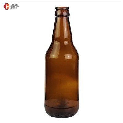 330 ml ravfarvet ølflaske